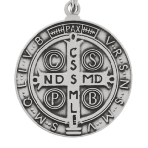 What do the symbols on the St. Benedict Medal mean?